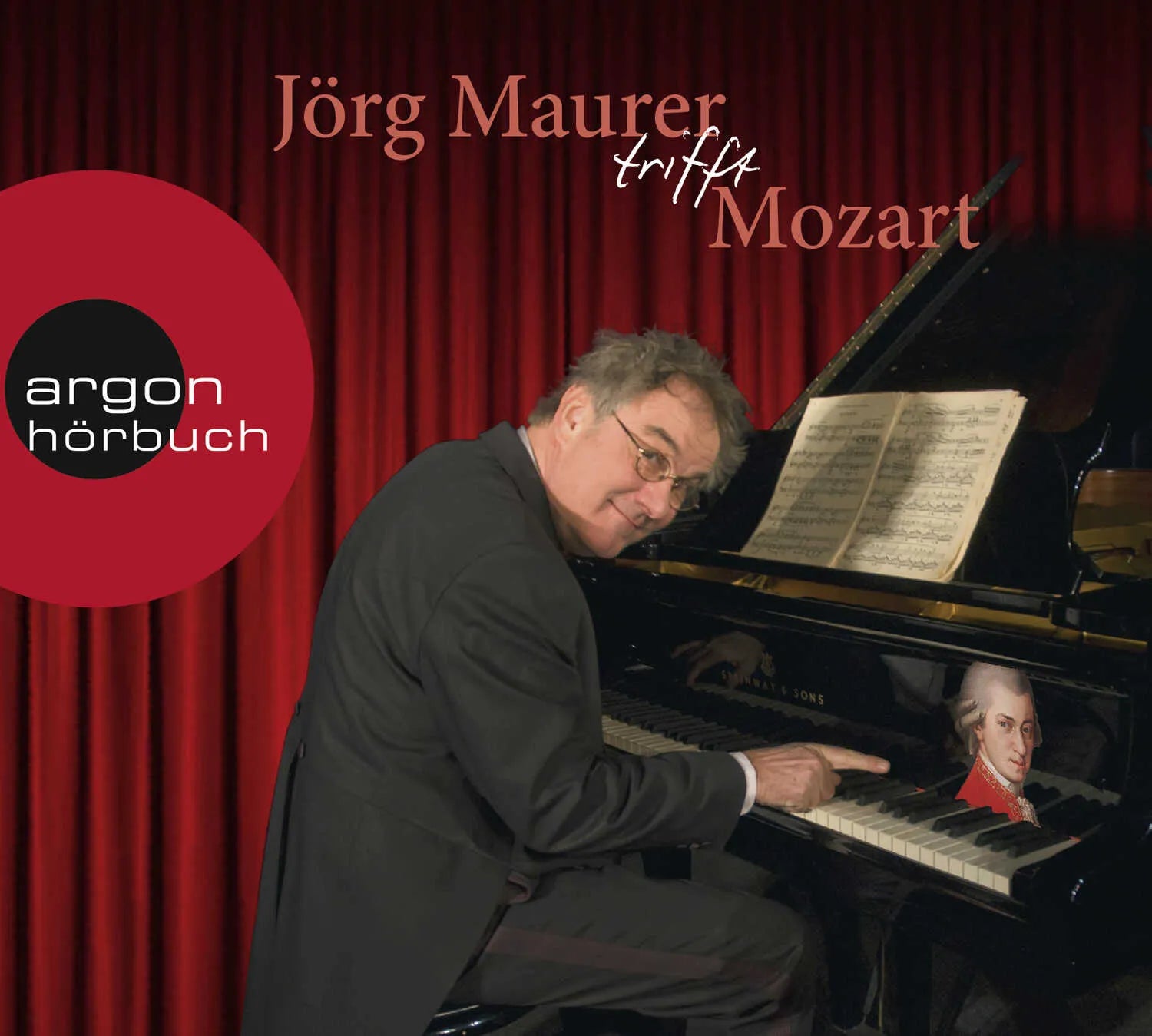 Buchcover von 'Jörg Maurer trifft Mozart' - Hörbuch (CD) von Jörg Maurer