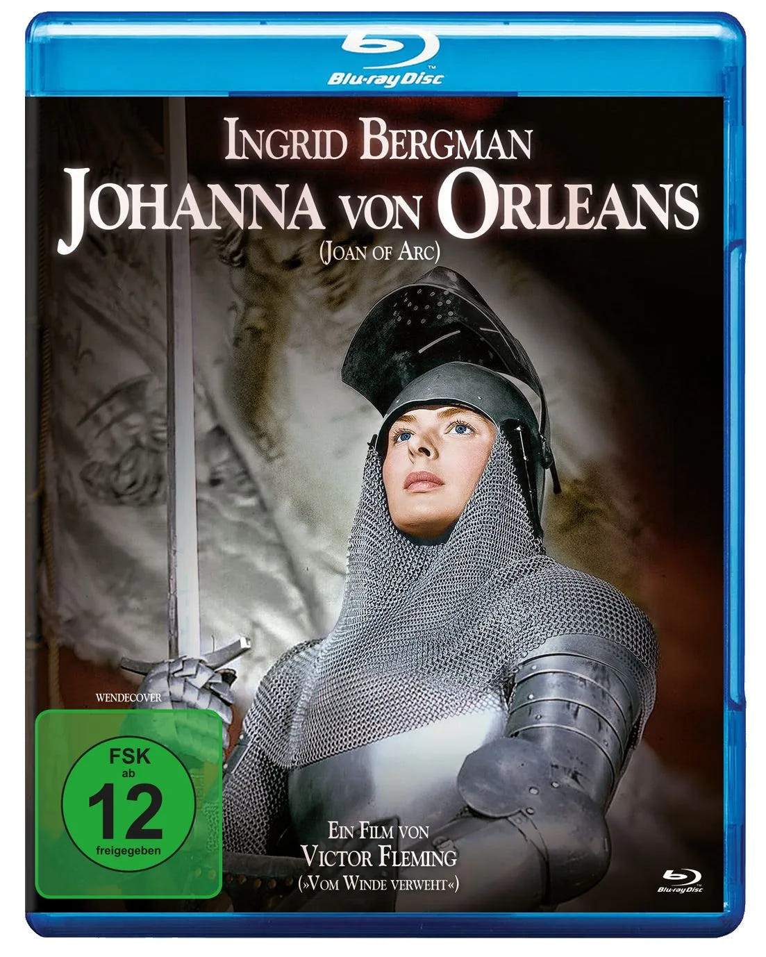 Blu-ray-Cover: Johanna von Orleans - Neuauflage. Regie: Victor Fleming