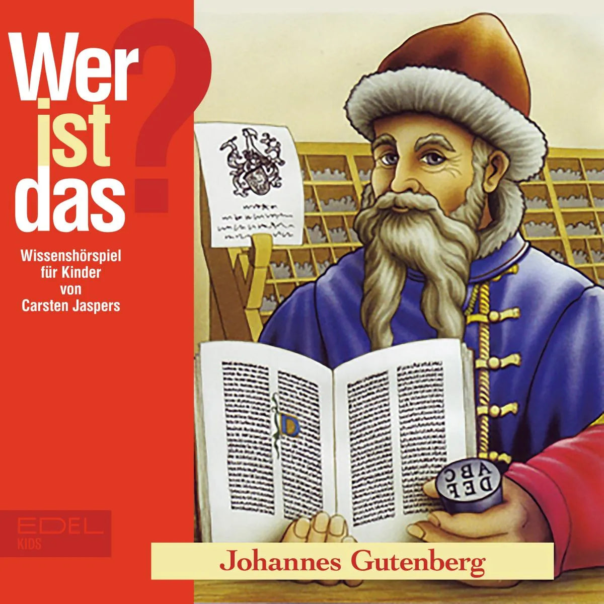 Cover: Johannes Gutenberg (Hörbuch Download) von Carsten Jaspers