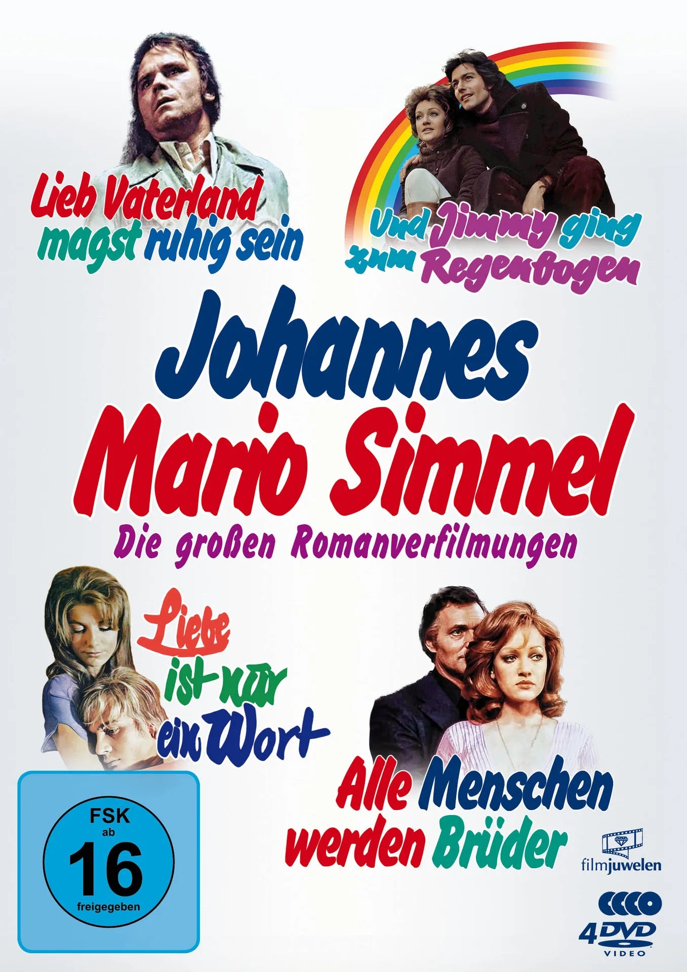 DVD-Cover: Johannes Mario Simmel - Die großen Romanverfilmungen. Regie: Alfred Vohrer