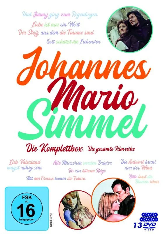 DVD-Cover: Johannes Mario Simmel Komplettbox (alle verfügba. Regie: Robert Siodmak