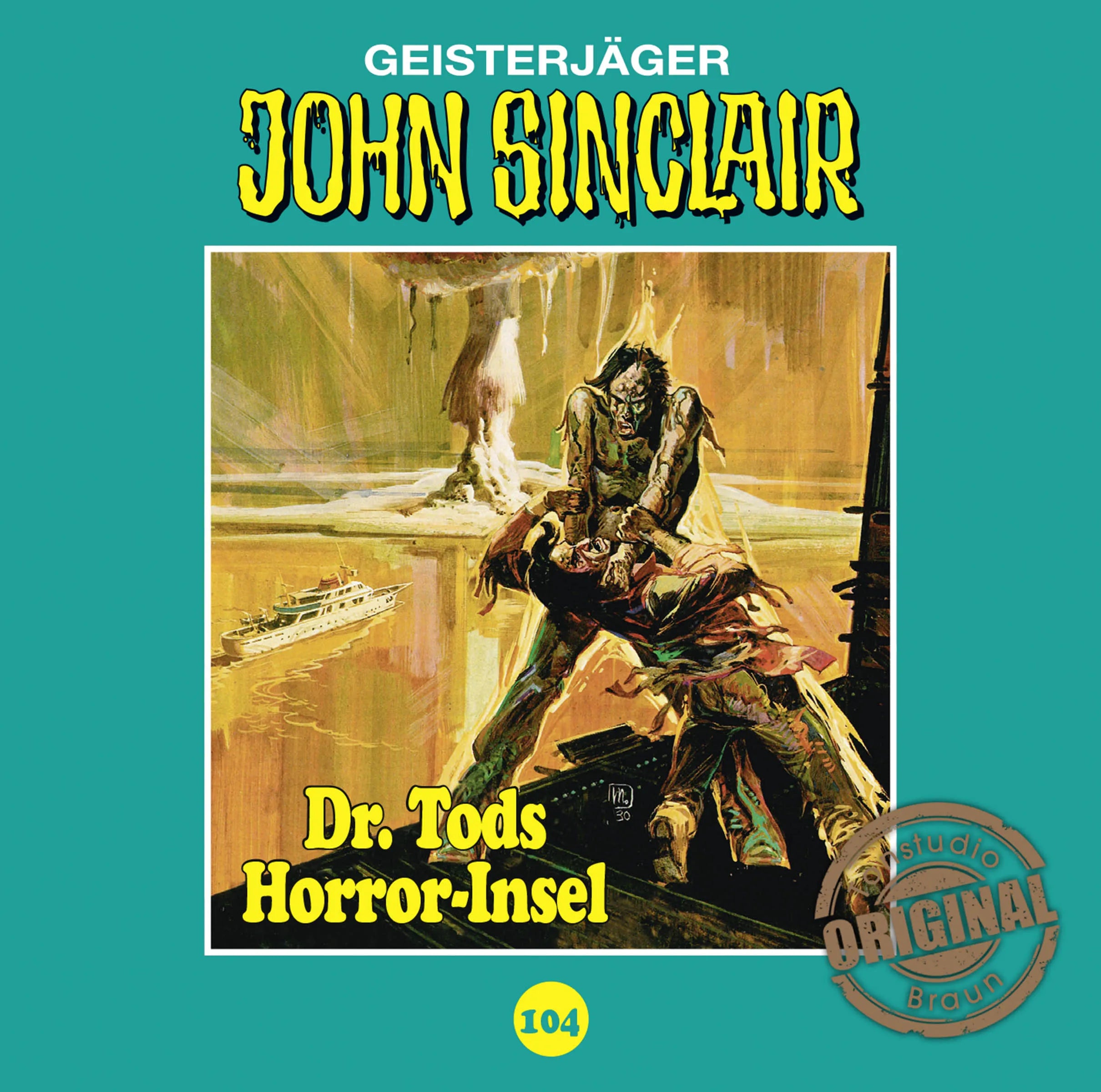 Buchcover von 'John Sinclair Tonstudio Braun - Folge 104' - Hörbuch (CD) von Jason Dark