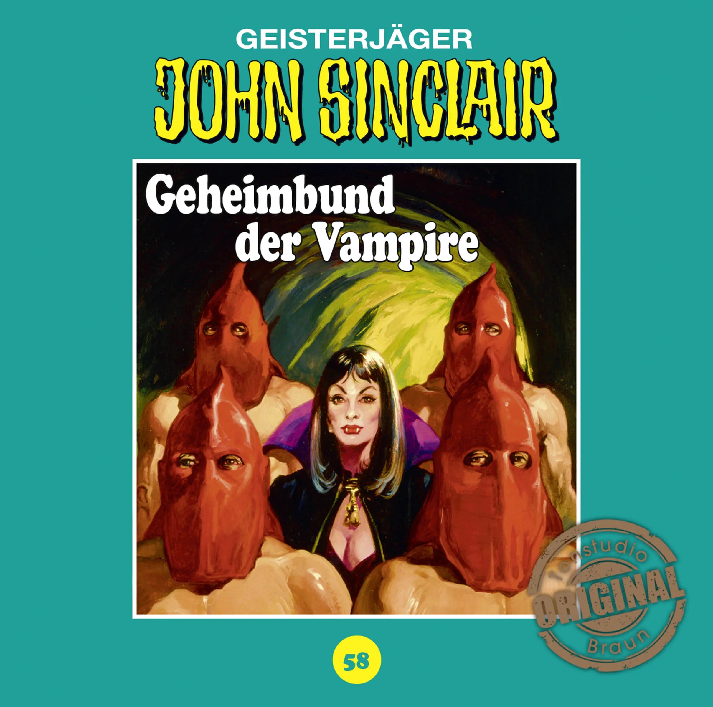 Buchcover von 'John Sinclair Tonstudio Braun - Folge 58' - Hörbuch (CD) von Jason Dark