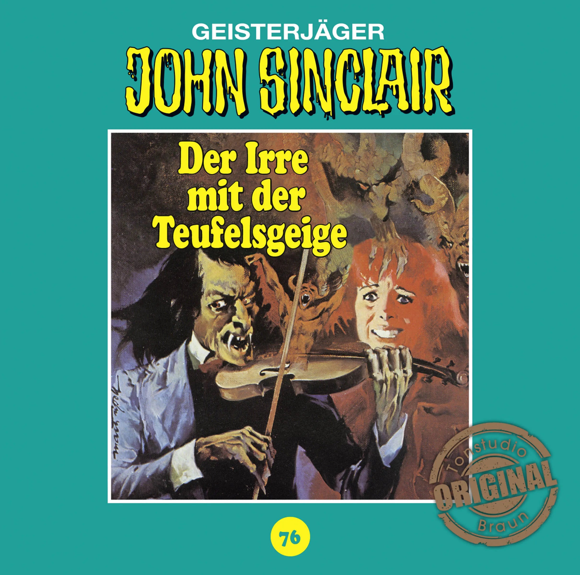 Buchcover von 'John Sinclair Tonstudio Braun - Folge 76' - Hörbuch (CD) von Jason Dark