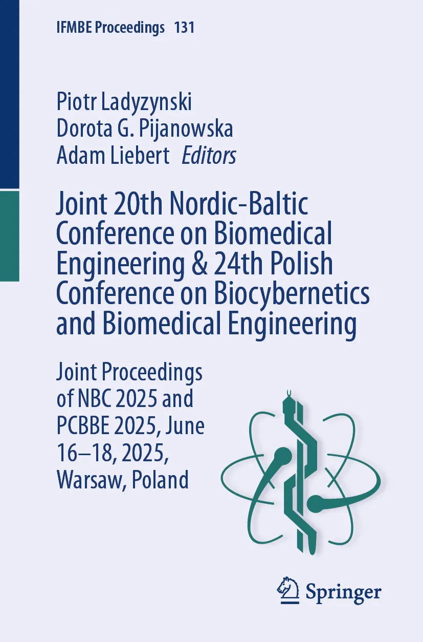 Cover: Joint 20th Nordic-Baltic Conference on Biomedical Engineering & 24th Polish Conference on Biocybernetics and Biomedical Engineering (E-Book)