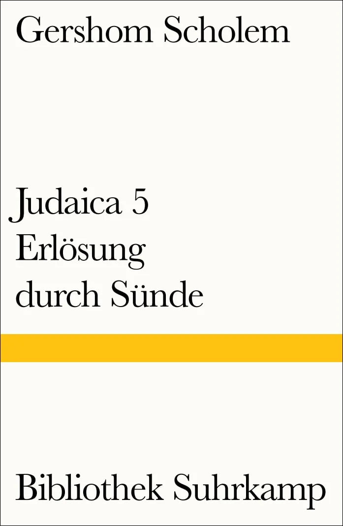 Buchcover von 'Judaica V' - Taschenbuch von Gershom Scholem