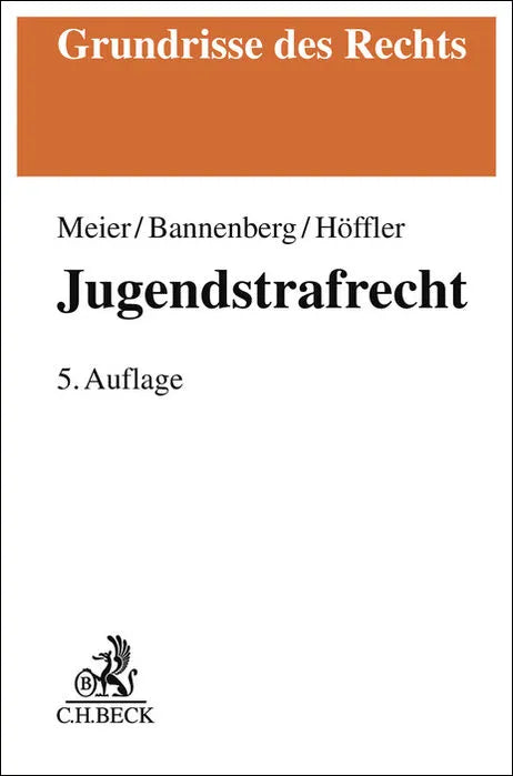 Buchcover von 'Jugendstrafrecht' - Taschenbuch von Bernd-Dieter Meier