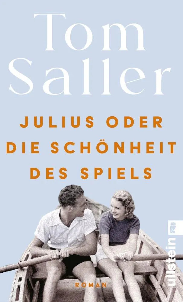 Buchrückseite von 'Julius oder die Schönheit des Spiels' mit Klappentext - Taschenbuch