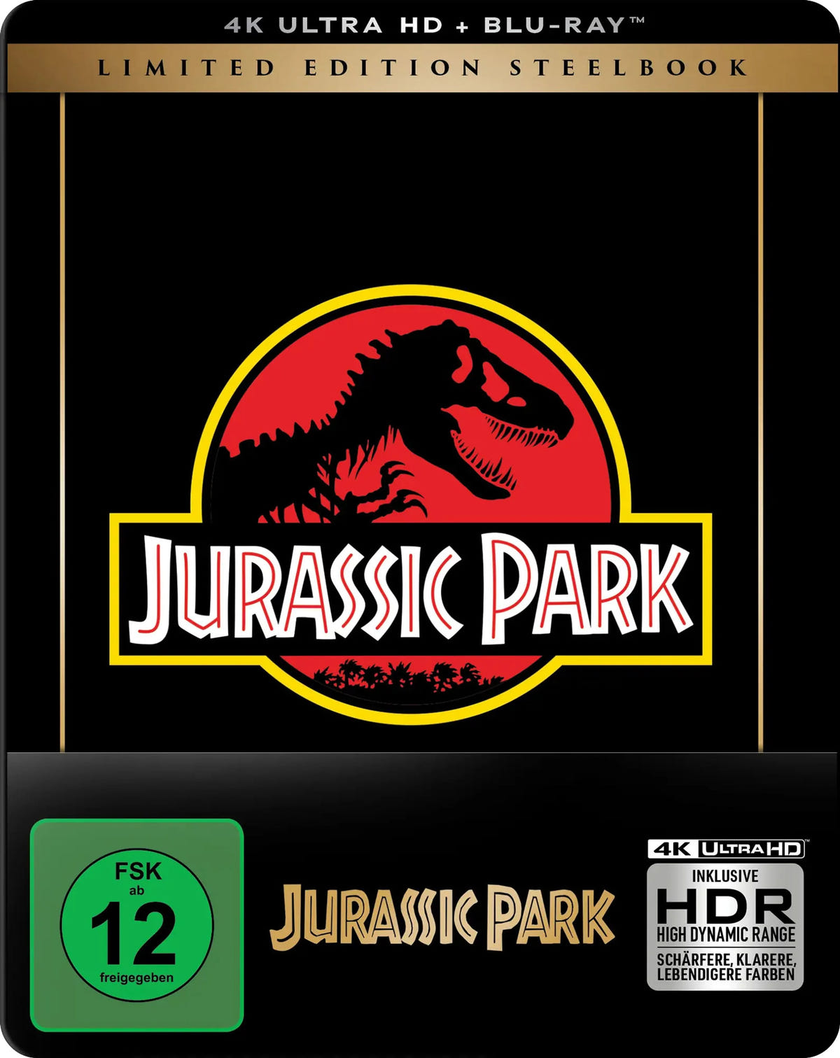 4K UHD Blu-ray-Cover: Jurassic Park Steelbook