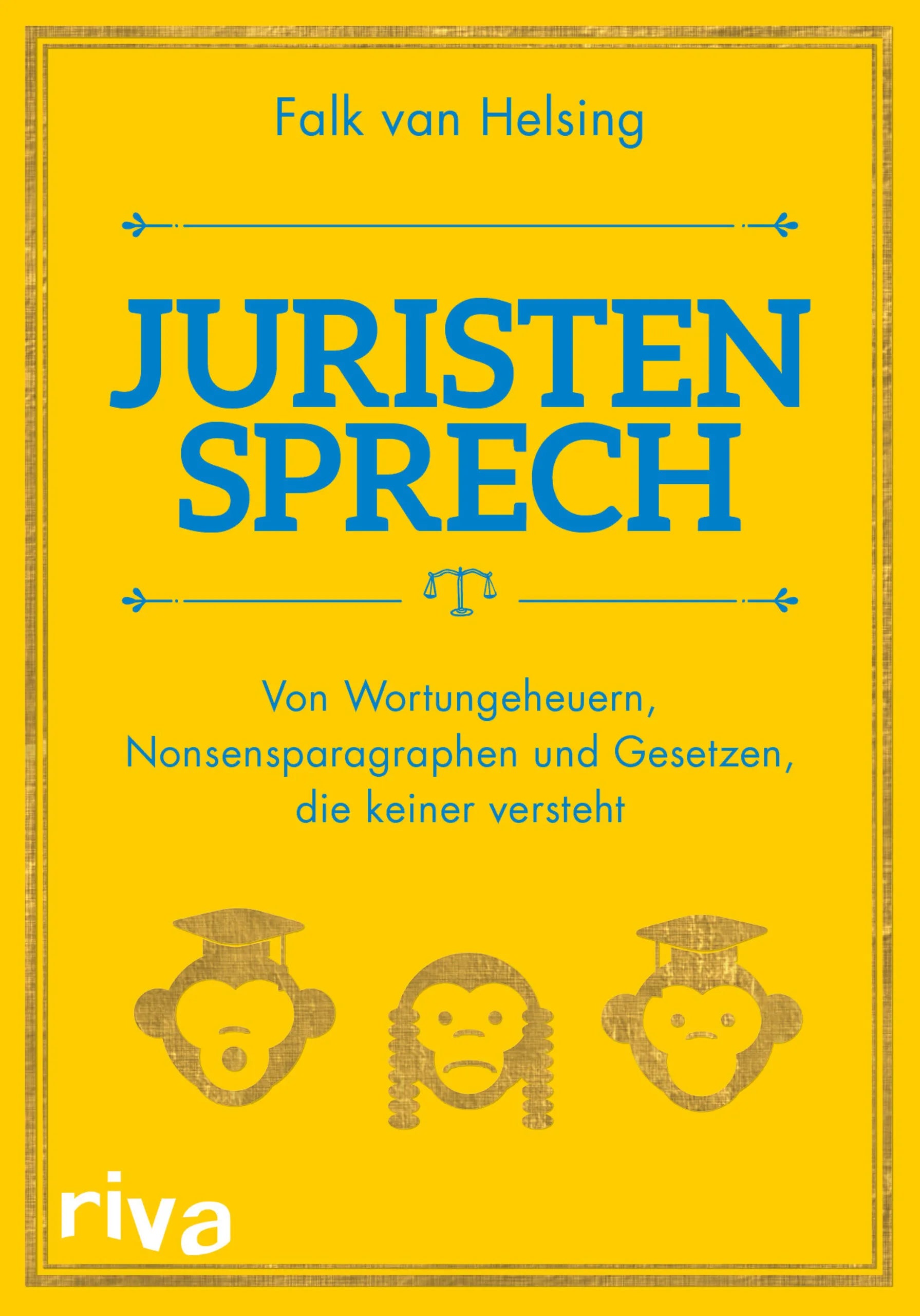 Buchcover von 'Juristensprech' - Gebundene Ausgabe von Falk van Helsing
