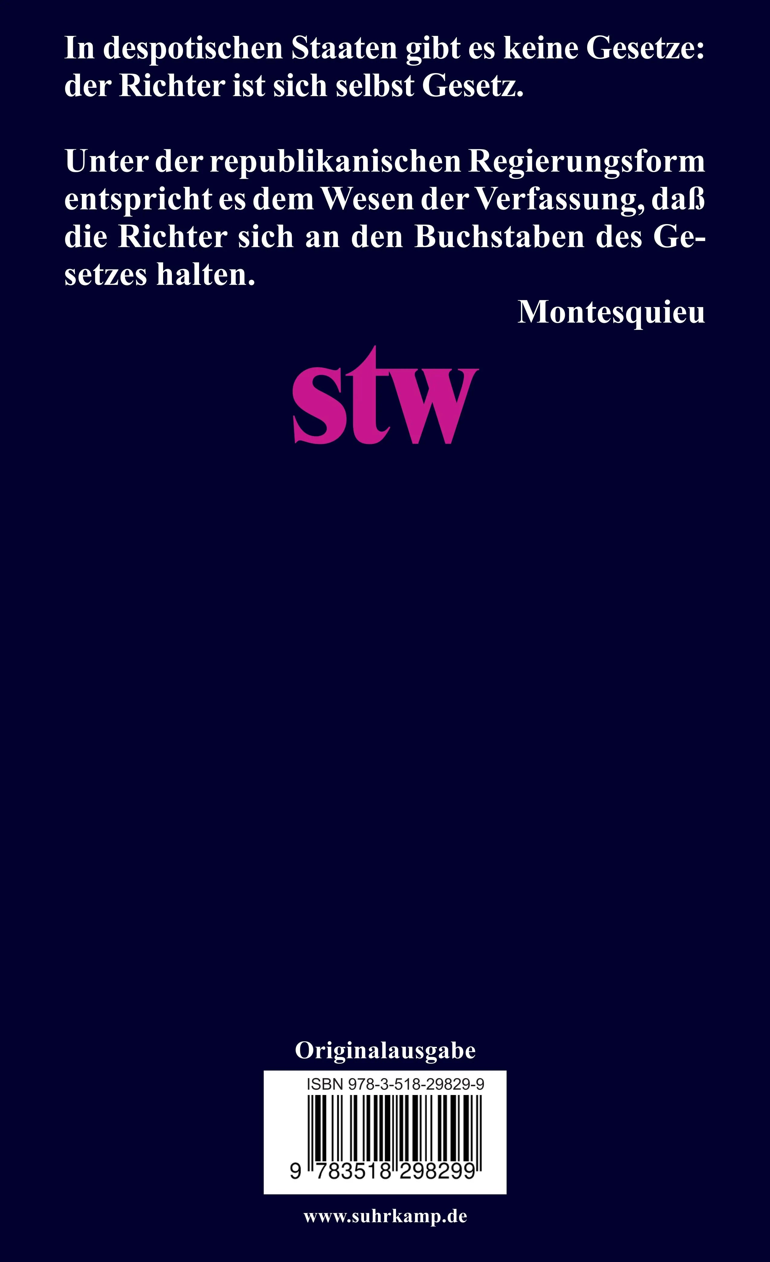 Buchrückseite von 'Justiz als gesellschaftliches Über-Ich' mit Klappentext - Taschenbuch