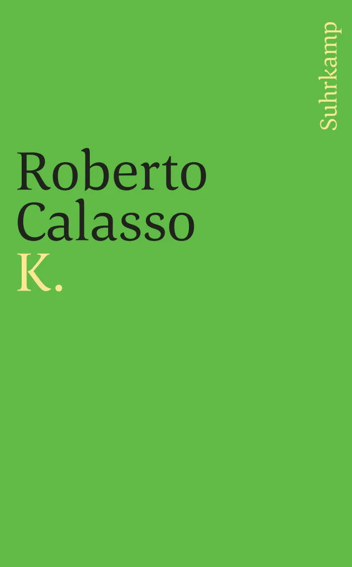 Buchcover von 'K.' - Taschenbuch von Roberto Calasso