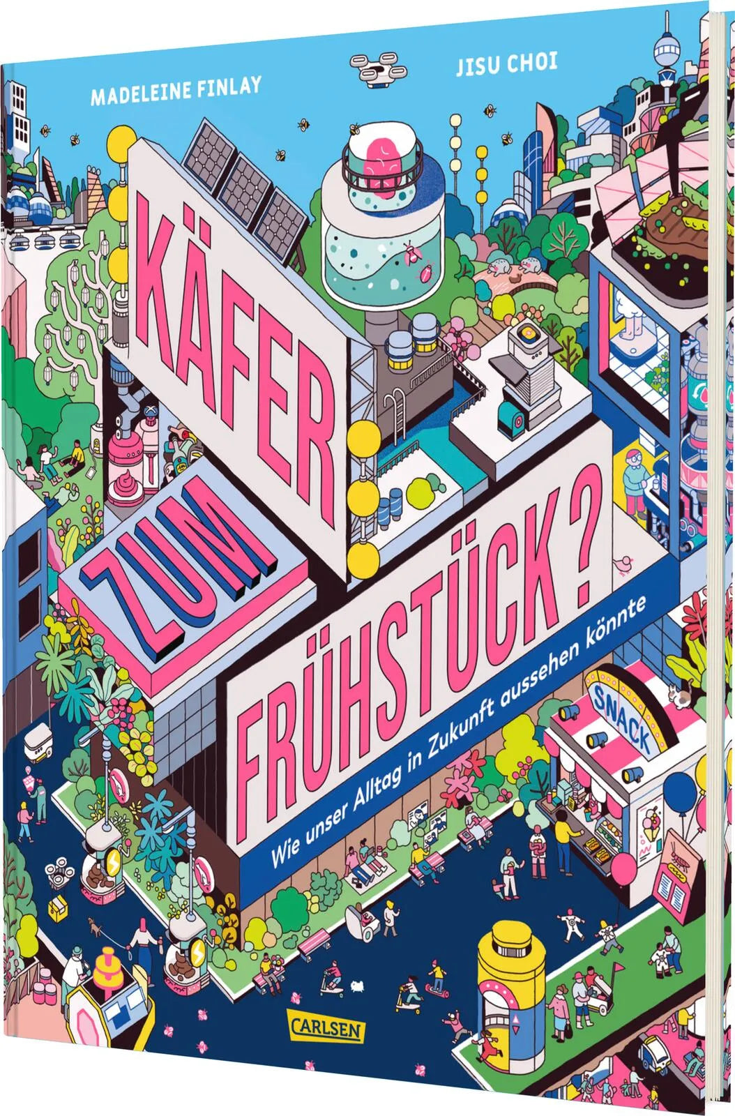 Buchcover von 'Käfer zum Frühstück?' - Gebundene Ausgabe von Madeleine Finlay