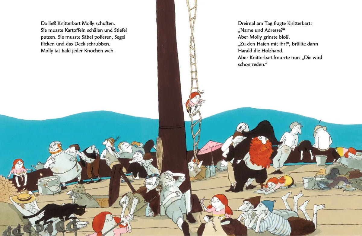 Detailansicht: Käpten Knitterbart und seine Bande (Hardcover)