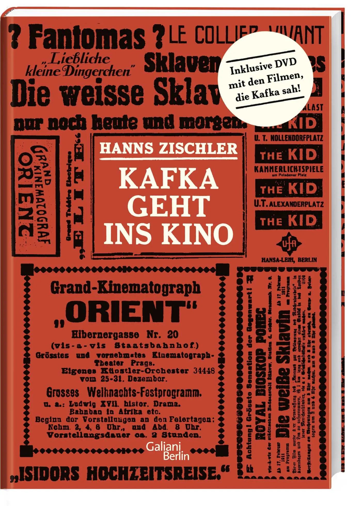 Buchcover von 'Kafka geht ins Kino' - Gebundene Ausgabe von Hanns Zischler