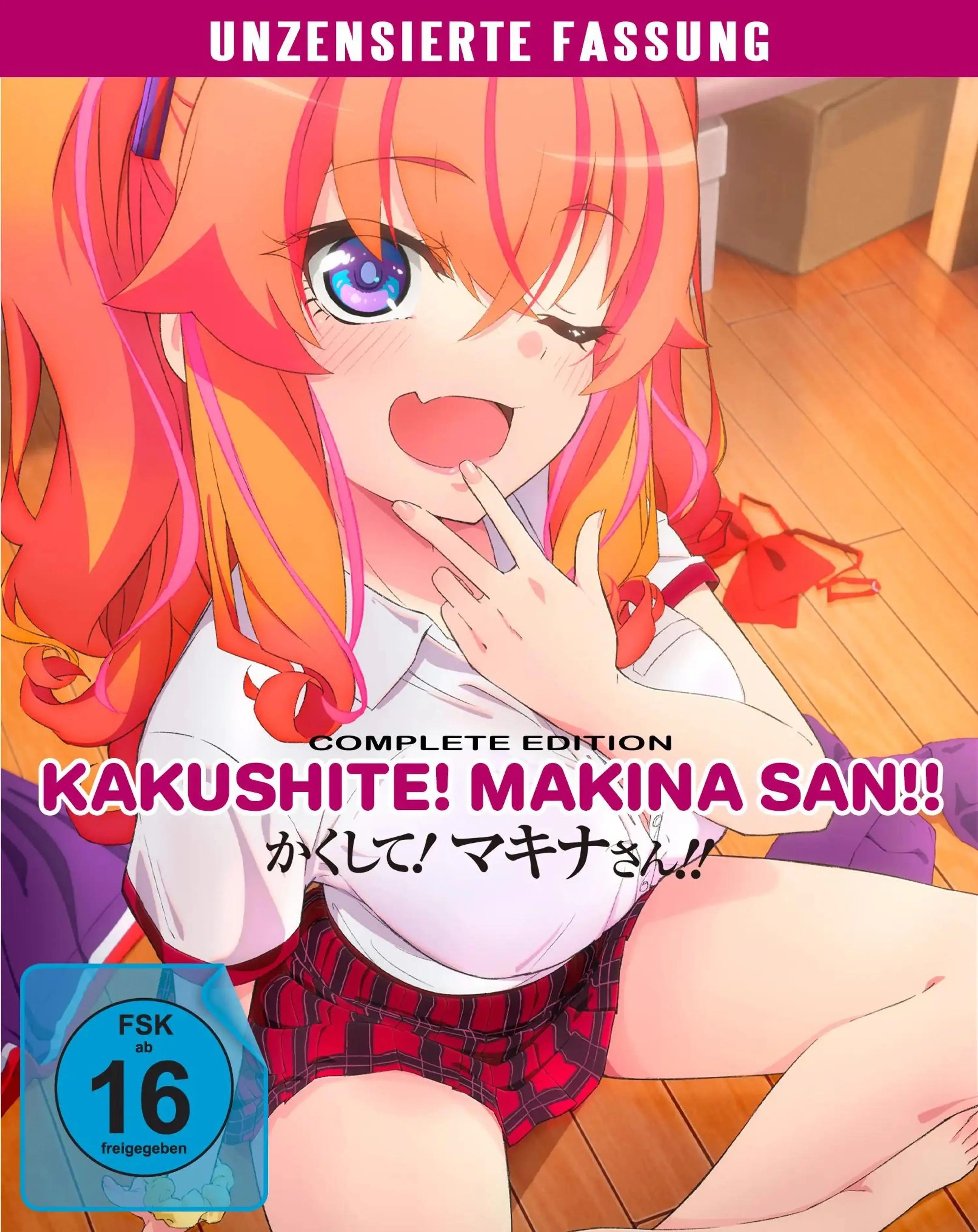 Kakushite! Makina-san!! Blu-ray Cover – Vorderseitenmotiv