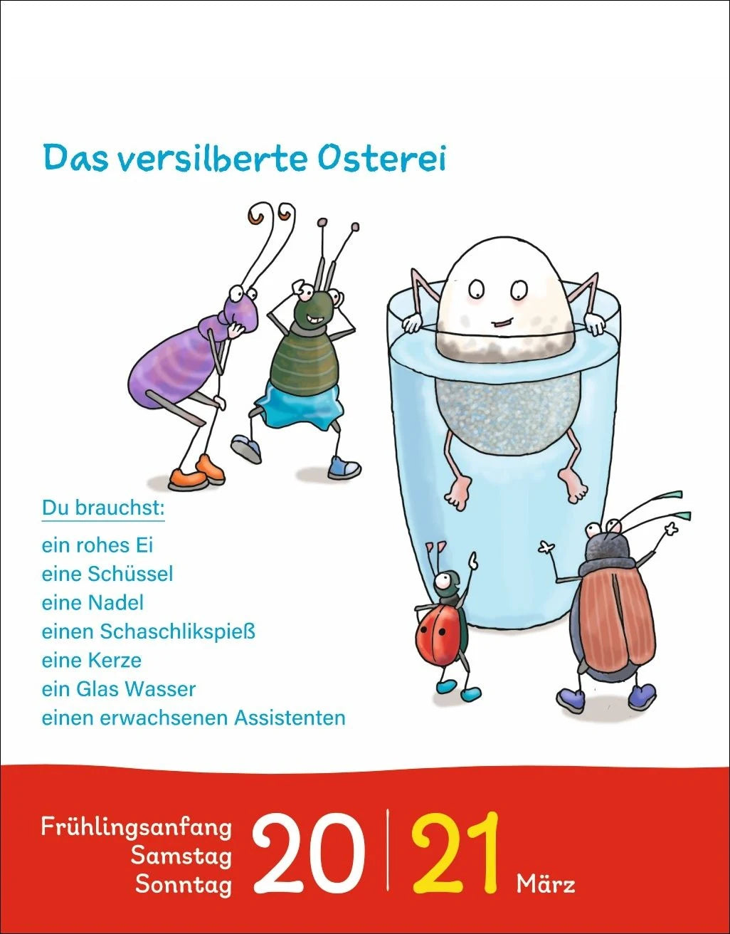 Kalender für clevere Kids Tagesabreißkalender 2027 – Ansicht
