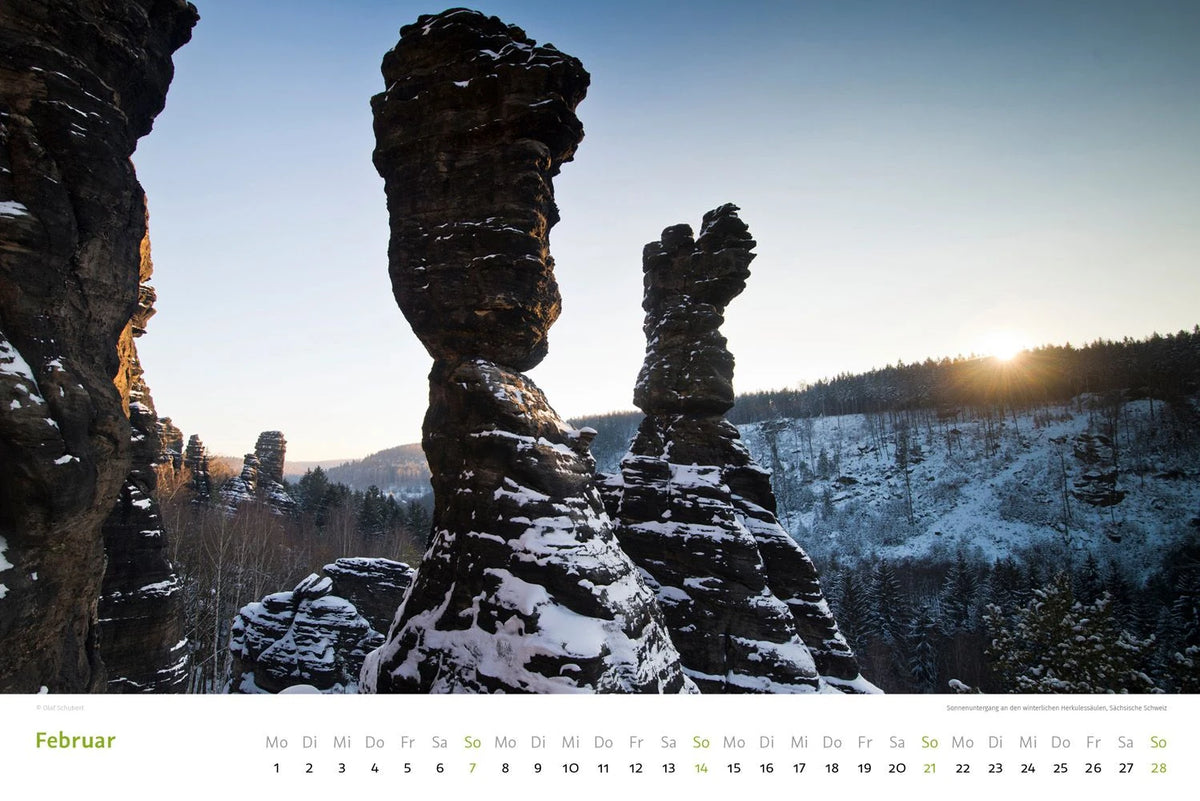 Kalender Sächsische & Böhmische Schweiz 2027 – Ansicht