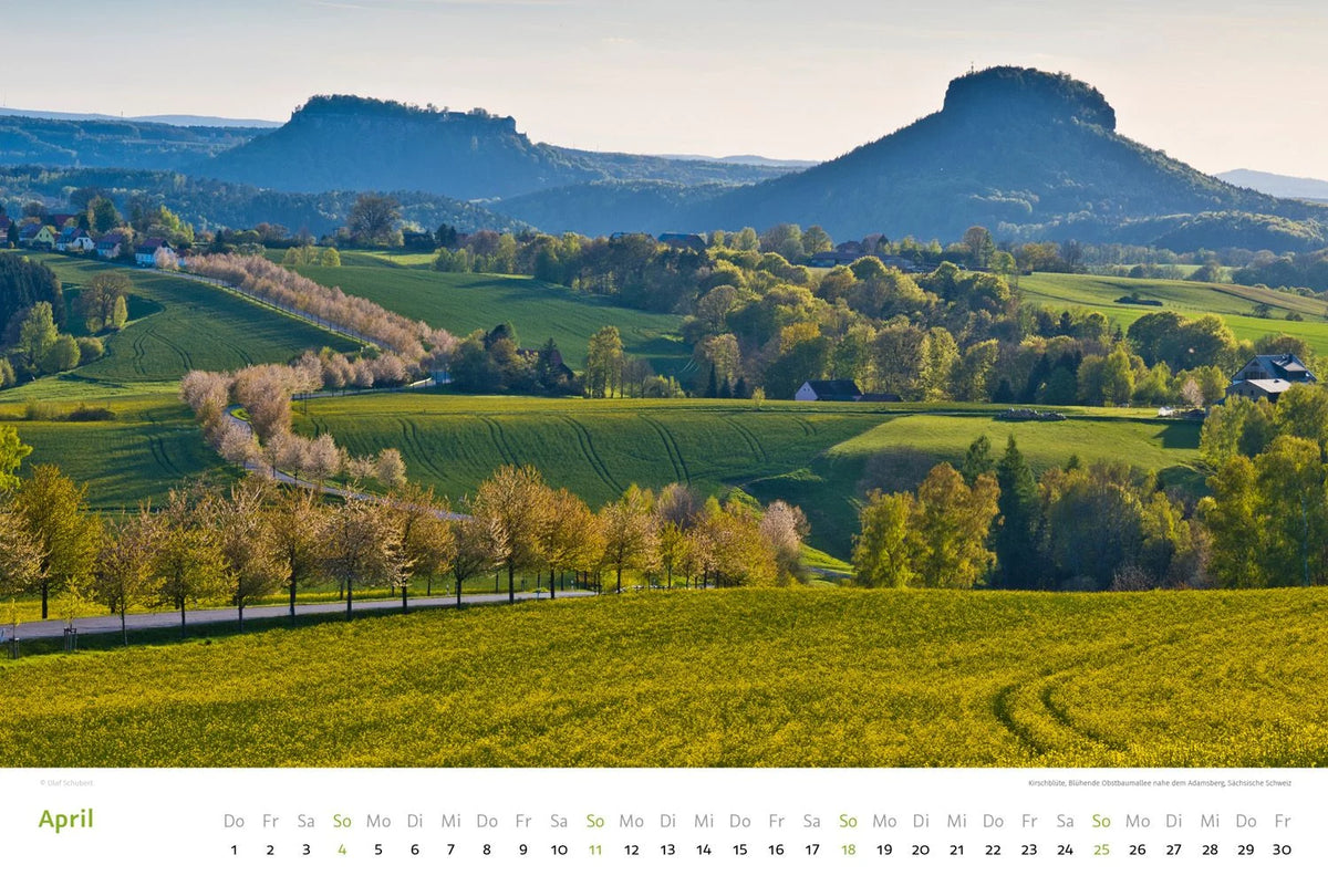 Kalender Sächsische & Böhmische Schweiz 2027 – Ansicht