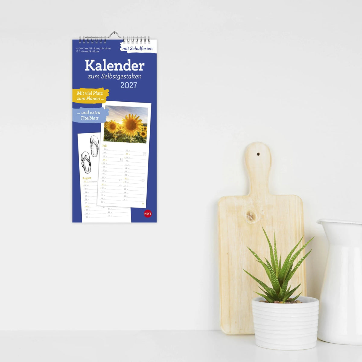 Kalender zum Selbstgestalten 2027 – Ansicht