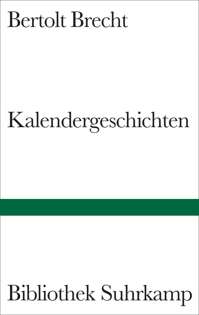 Buchcover von 'Kalendergeschichten' - Gebundene Ausgabe von Bertolt Brecht