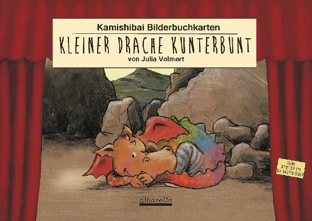 Gesellschaftsspiel: Kamishibai Bilderbuchkarten 'Kleiner Drache Kunterbunt'