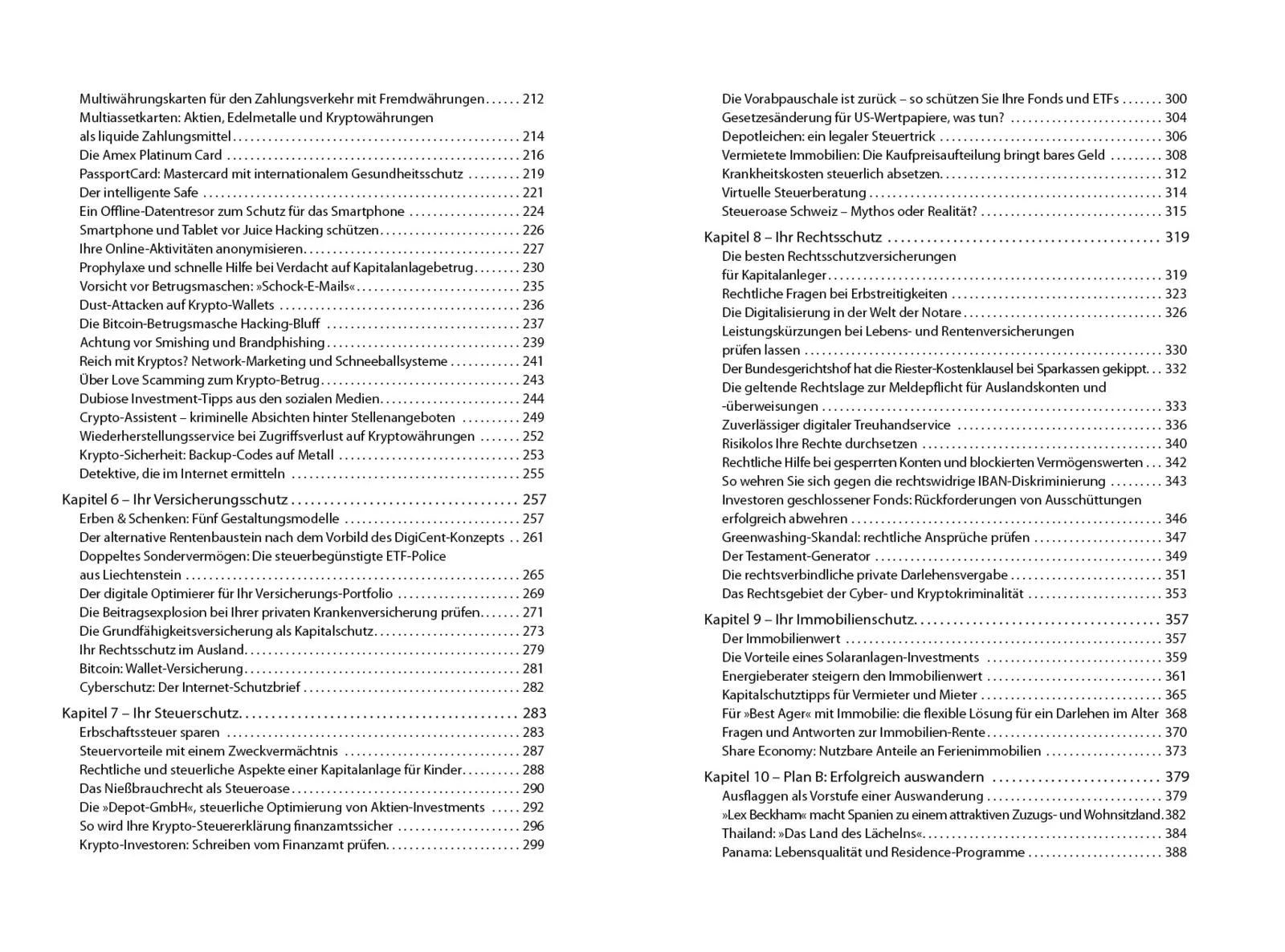 Innenansicht von 'Kapitalschutz first' - Gebundene Ausgabe
