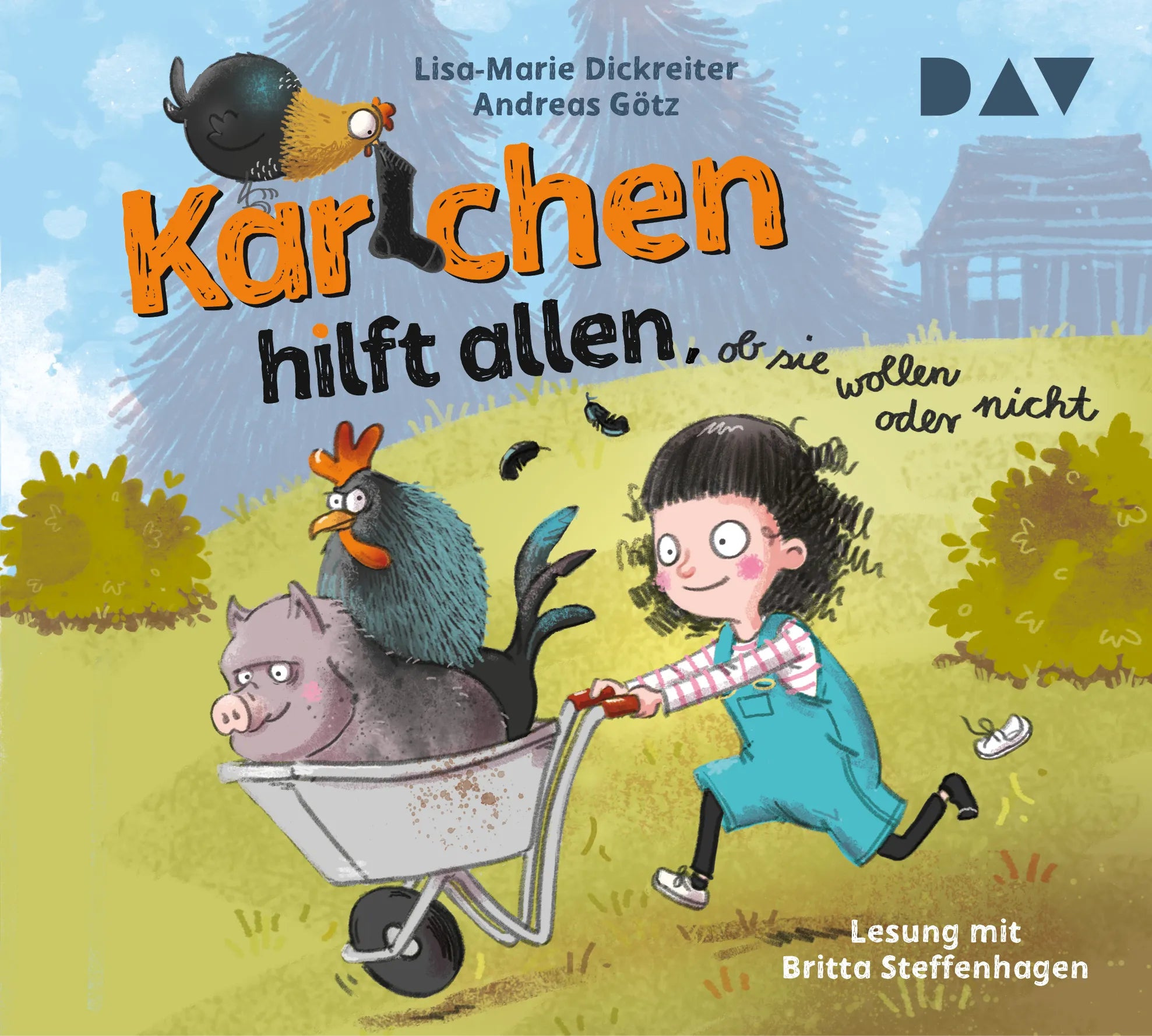 Buchcover von 'Karlchen hilft allen, ob sie wollen oder nicht' - Hörbuch (CD) von Lisa-Marie Dickreiter
