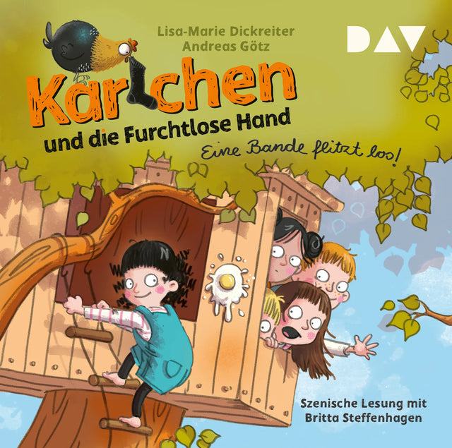 Buchcover von 'Karlchen und die Furchtlose Hand – Teil 1: Eine Bande flitzt los!' - Hörbuch (CD) von Lisa-Marie Dickreiter