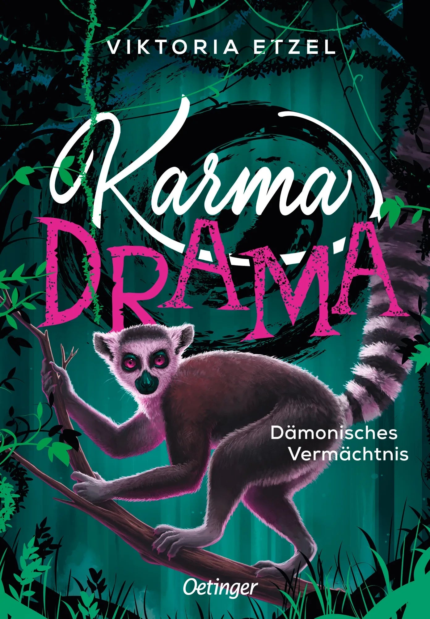 Buchcover von 'Karma Drama 3. Dämonisches Vermächtnis' - Gebundene Ausgabe von Viktoria Etzel