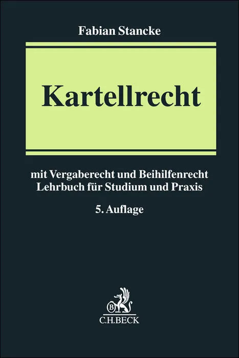 Buchcover von 'Kartellrecht' - Taschenbuch von Hermann-Josef Bunte