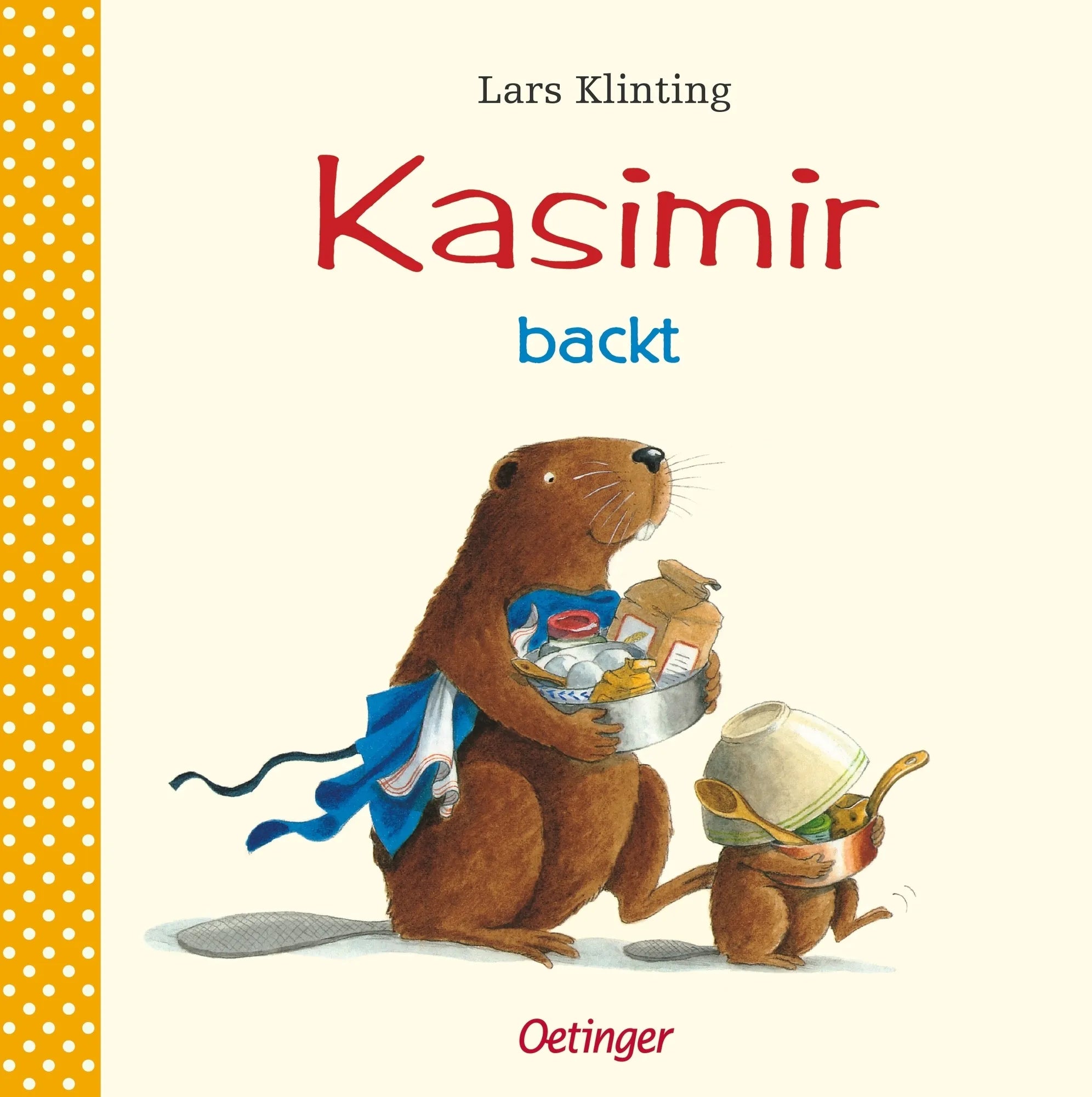 Buchcover von 'Kasimir backt' - Gebundene Ausgabe von Lars Klinting