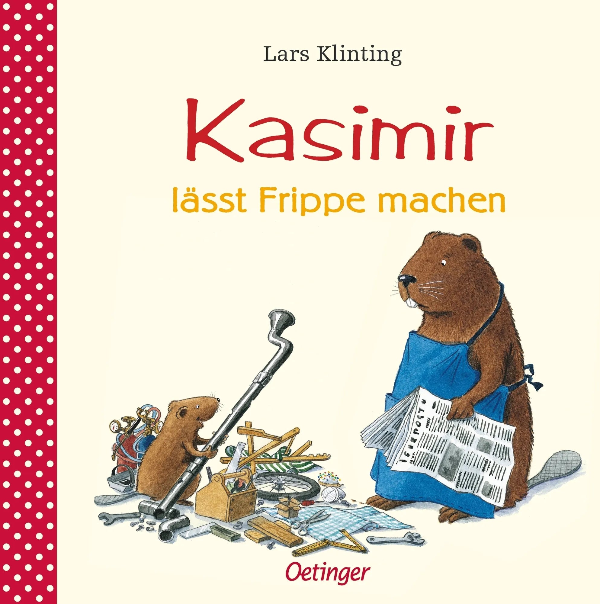 Buchcover von 'Kasimir lässt Frippe machen' - Gebundene Ausgabe von Lars Klinting