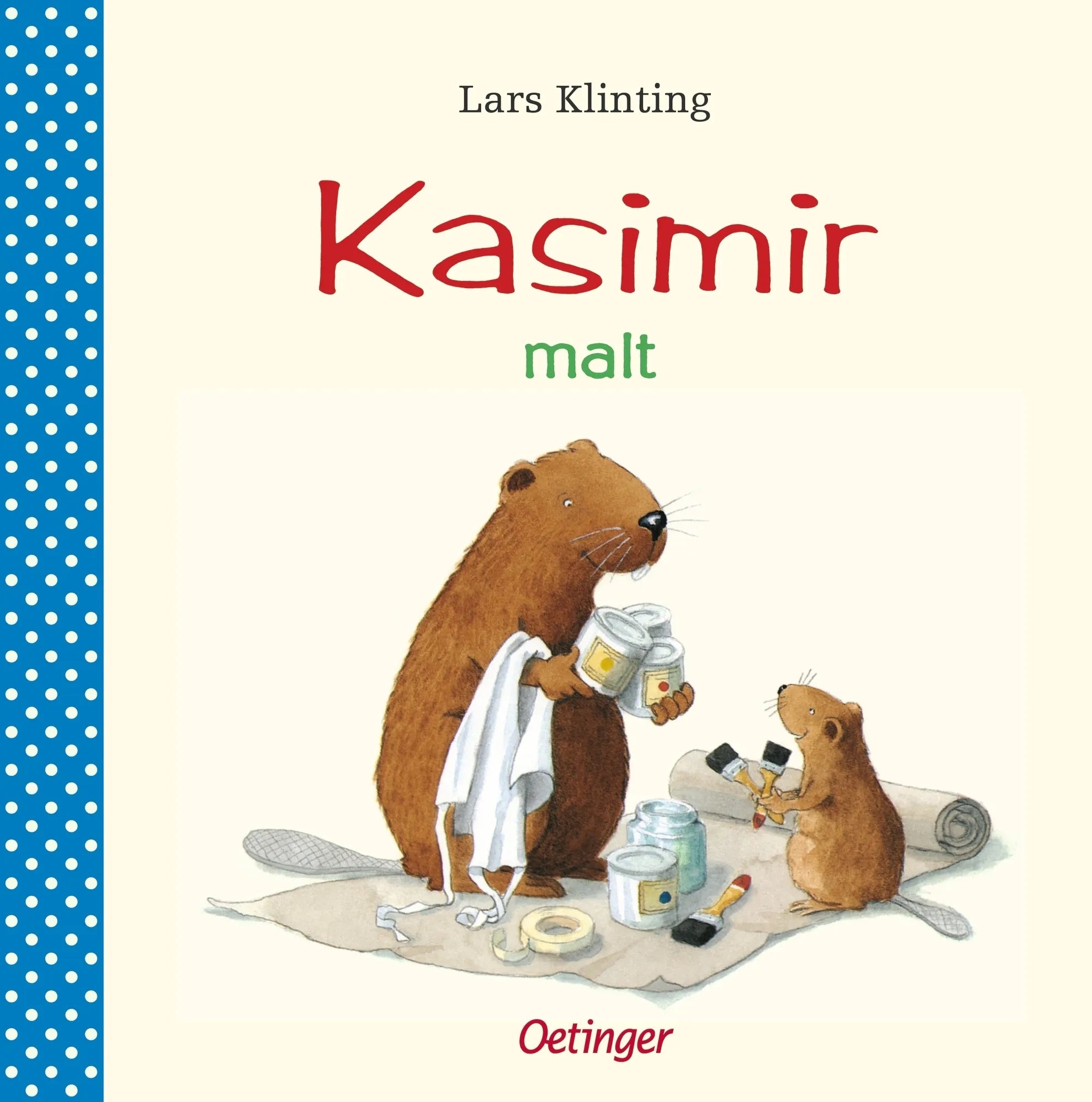 Buchcover von 'Kasimir malt' - Gebundene Ausgabe von Lars Klinting