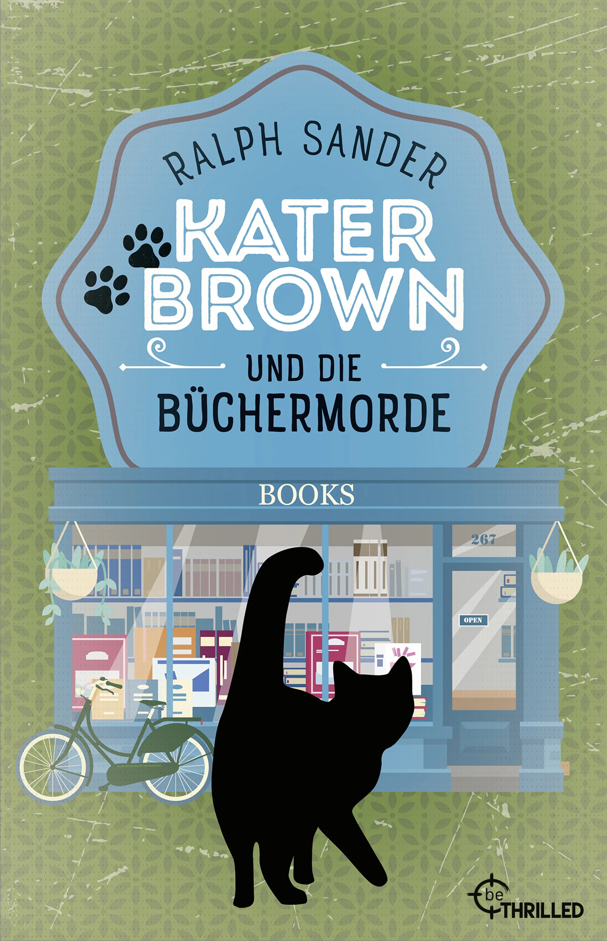 Buchcover von 'Kater Brown und die Büchermorde' - Taschenbuch von Ralph Sander