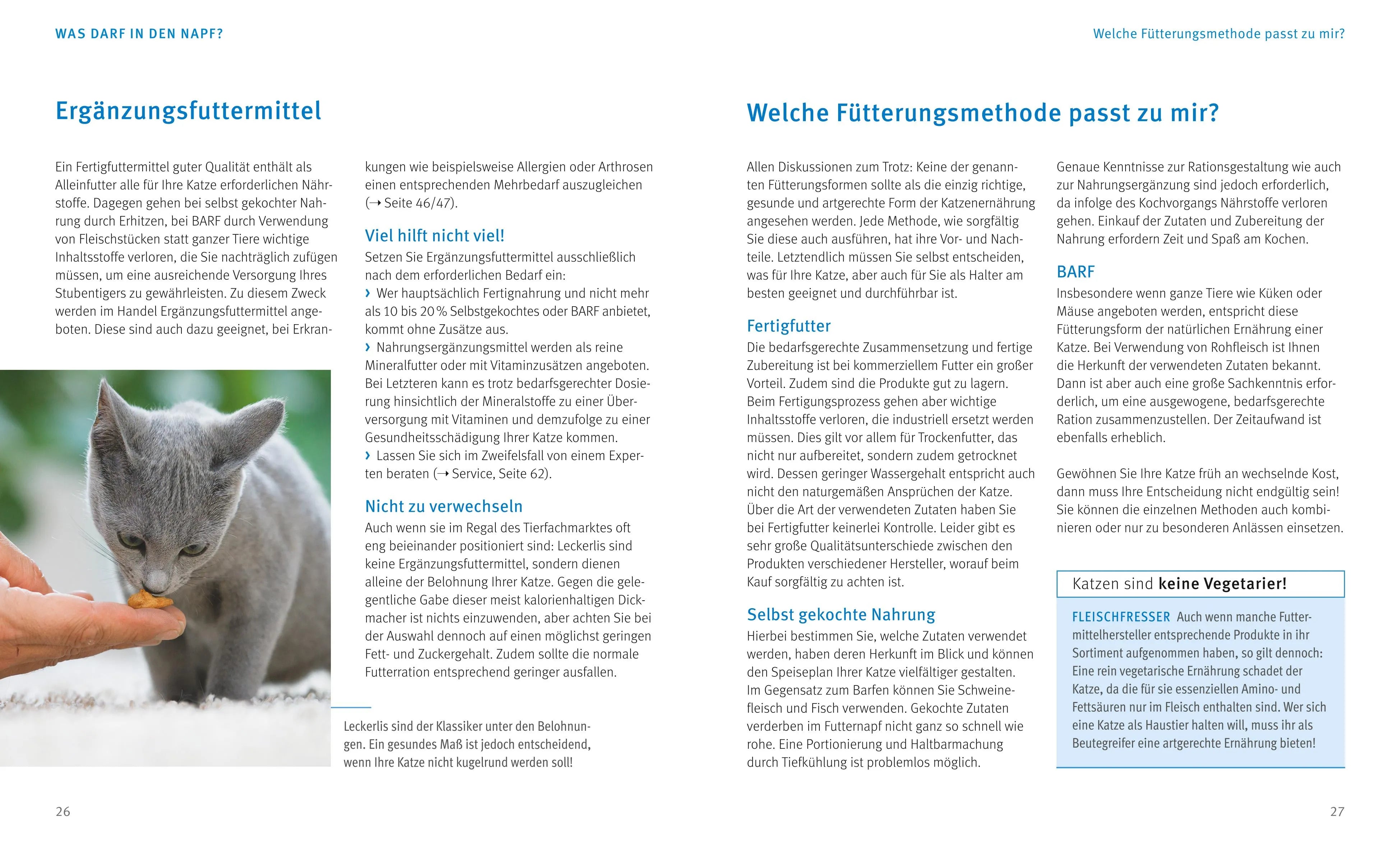 Abbildung von 'Katzen gesund ernähren'