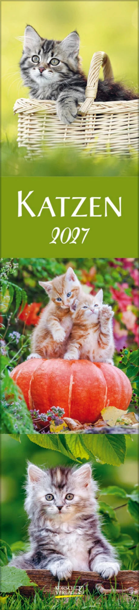 Wandkalender: Katzen Langplaner 2027
