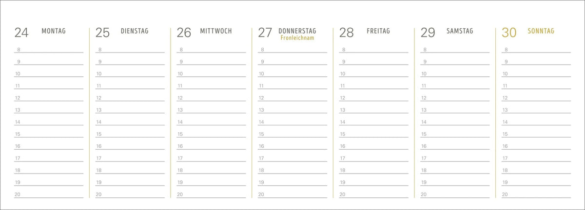 Katzen Premium-Tischplaner 2027 - Der literarische Wochenkalender mit Zitaten – Ansicht