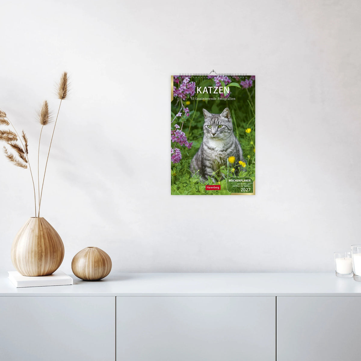 Katzen Wochenplaner 2027 - 53 faszinierende Fotografien – Ansicht