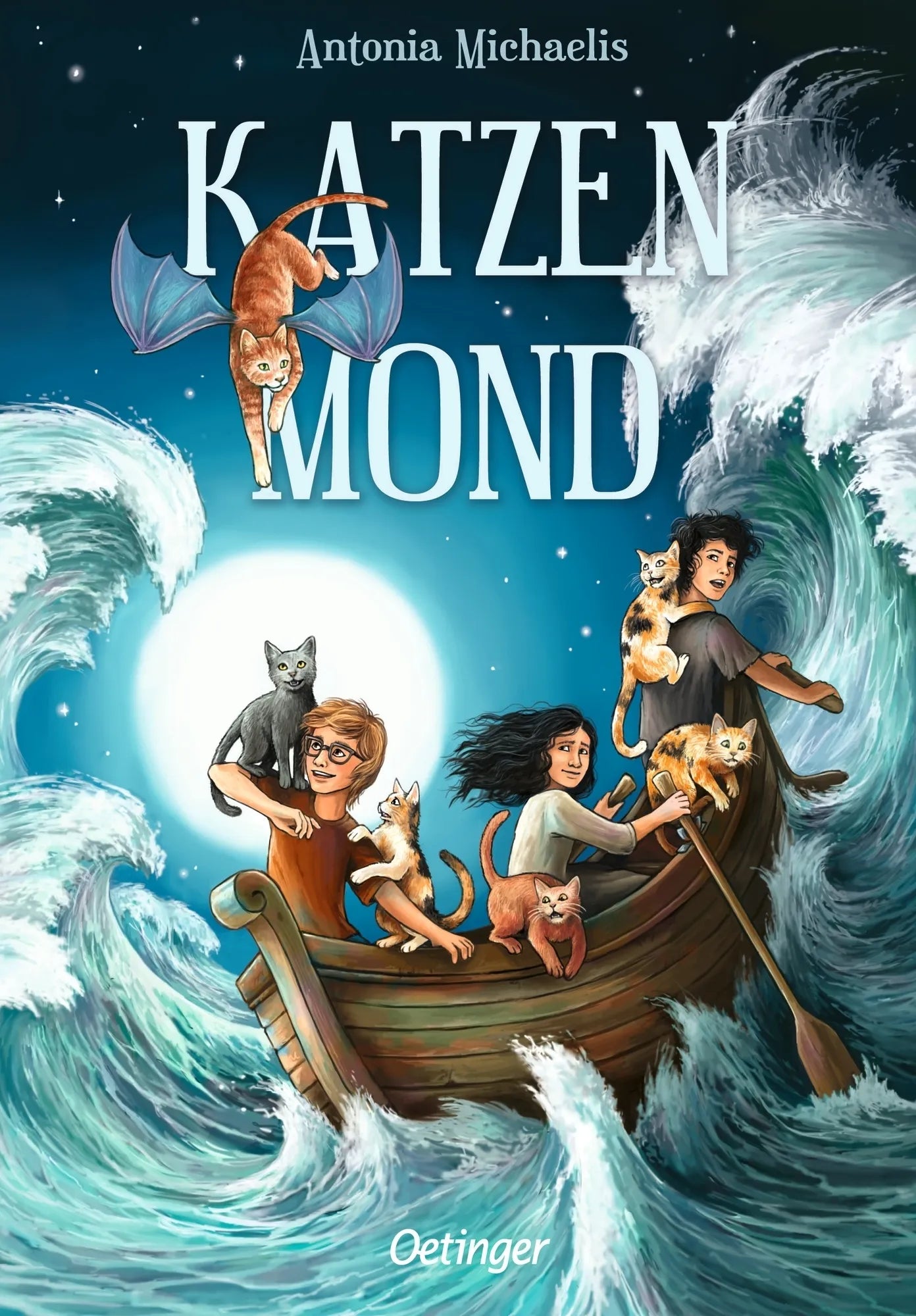 Buchcover von 'Katzenmond' - Gebundene Ausgabe von Antonia Michaelis
