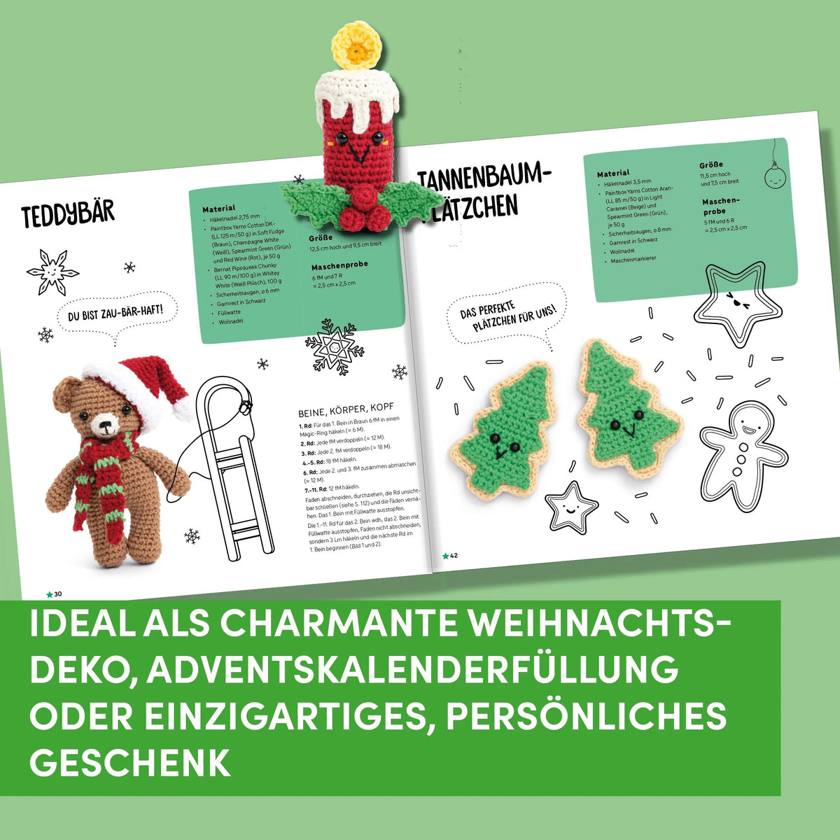 Detailansicht: Kawaii Häkel Weihnachten (Taschenbuch)