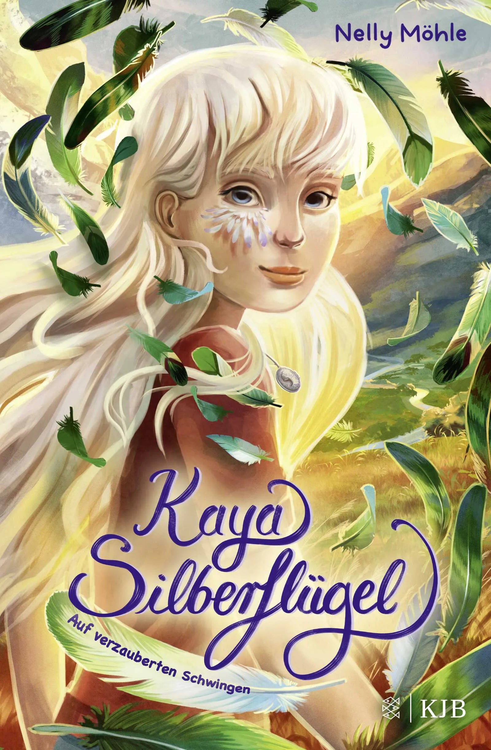 Buchcover von 'Kaya Silberflügel − Auf verzauberten Schwingen' - Gebundene Ausgabe von Nelly Möhle