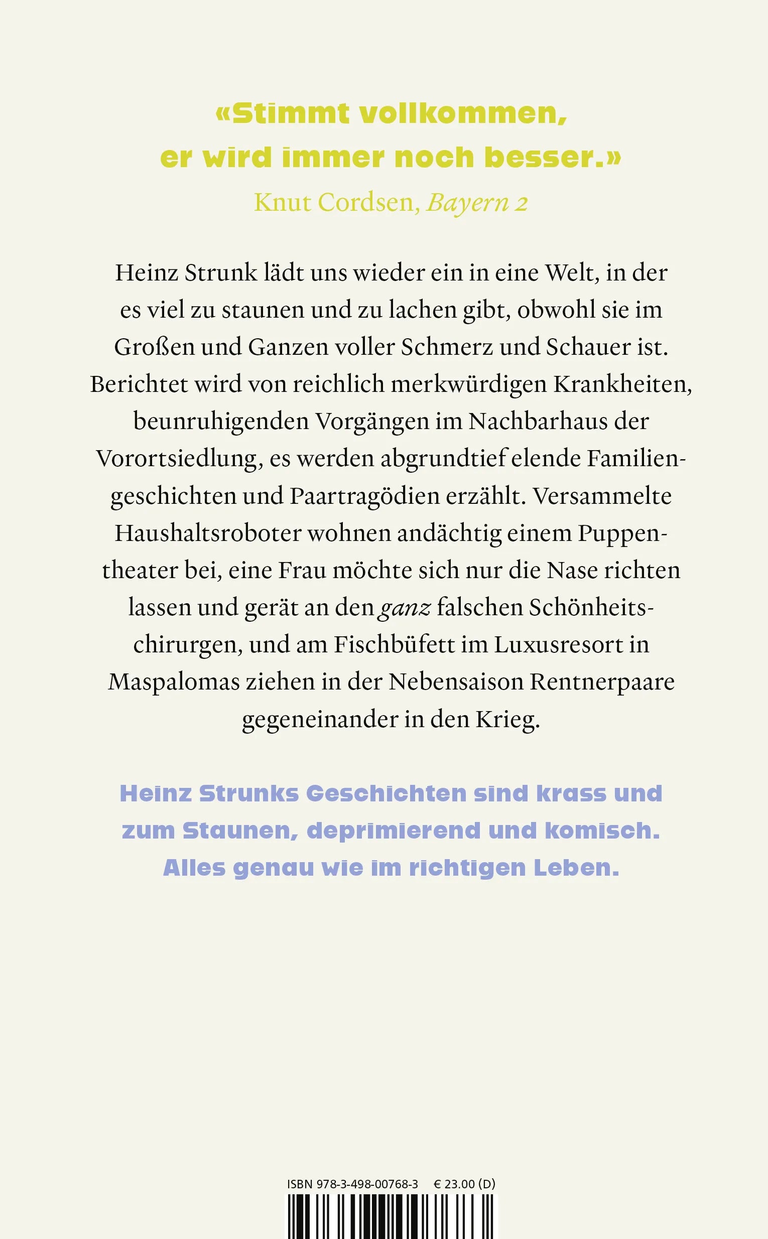 Rückseite: Kein Geld Kein Glück Kein Sprit (Hardcover)