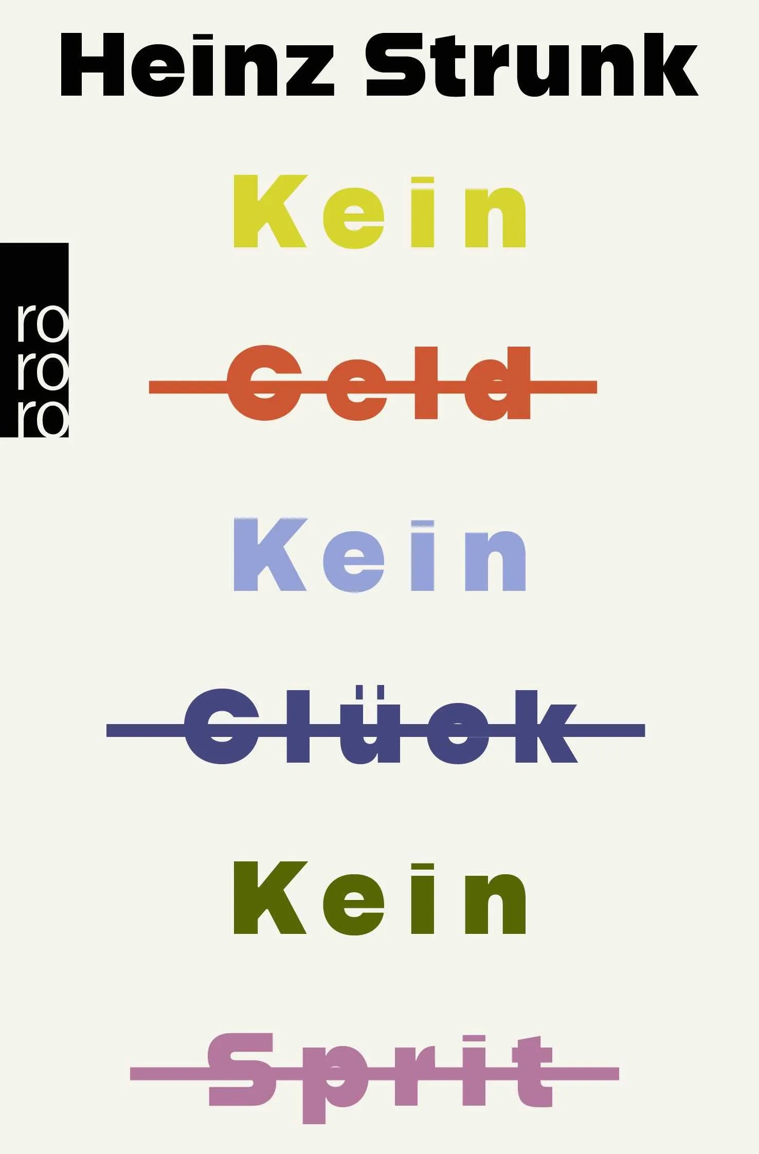 Cover: Kein Geld Kein Glück Kein Sprit (Taschenbuch) von Heinz Strunk