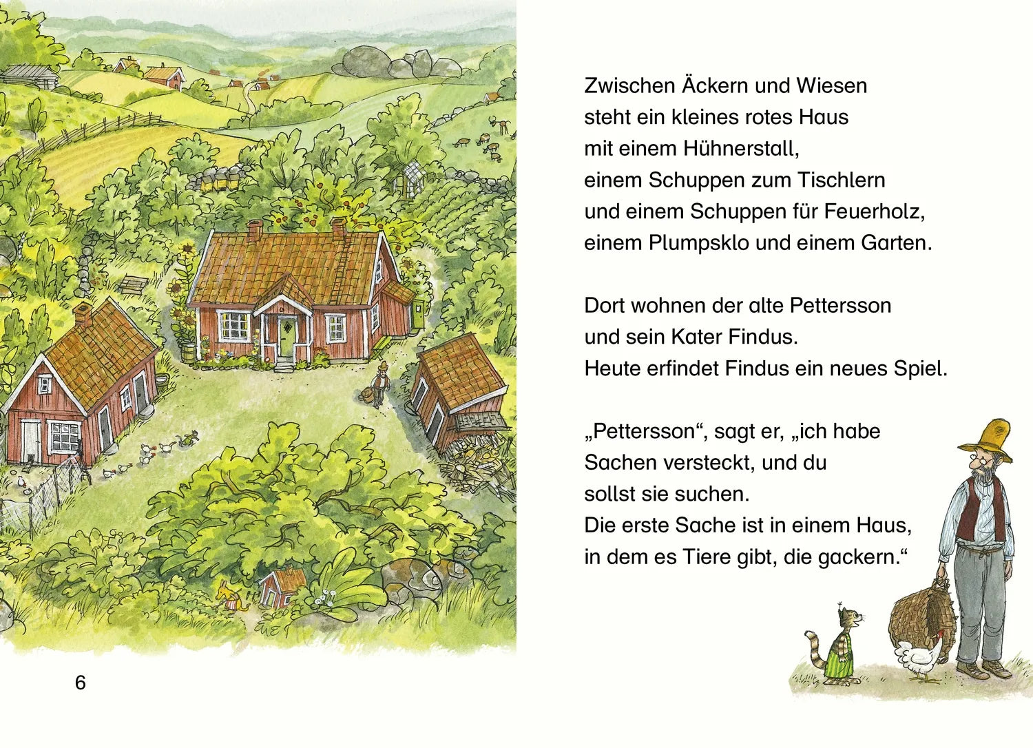 Detailansicht: Kennst du Pettersson und Findus? Zwei Abenteuer in einem Band (Hardcover)