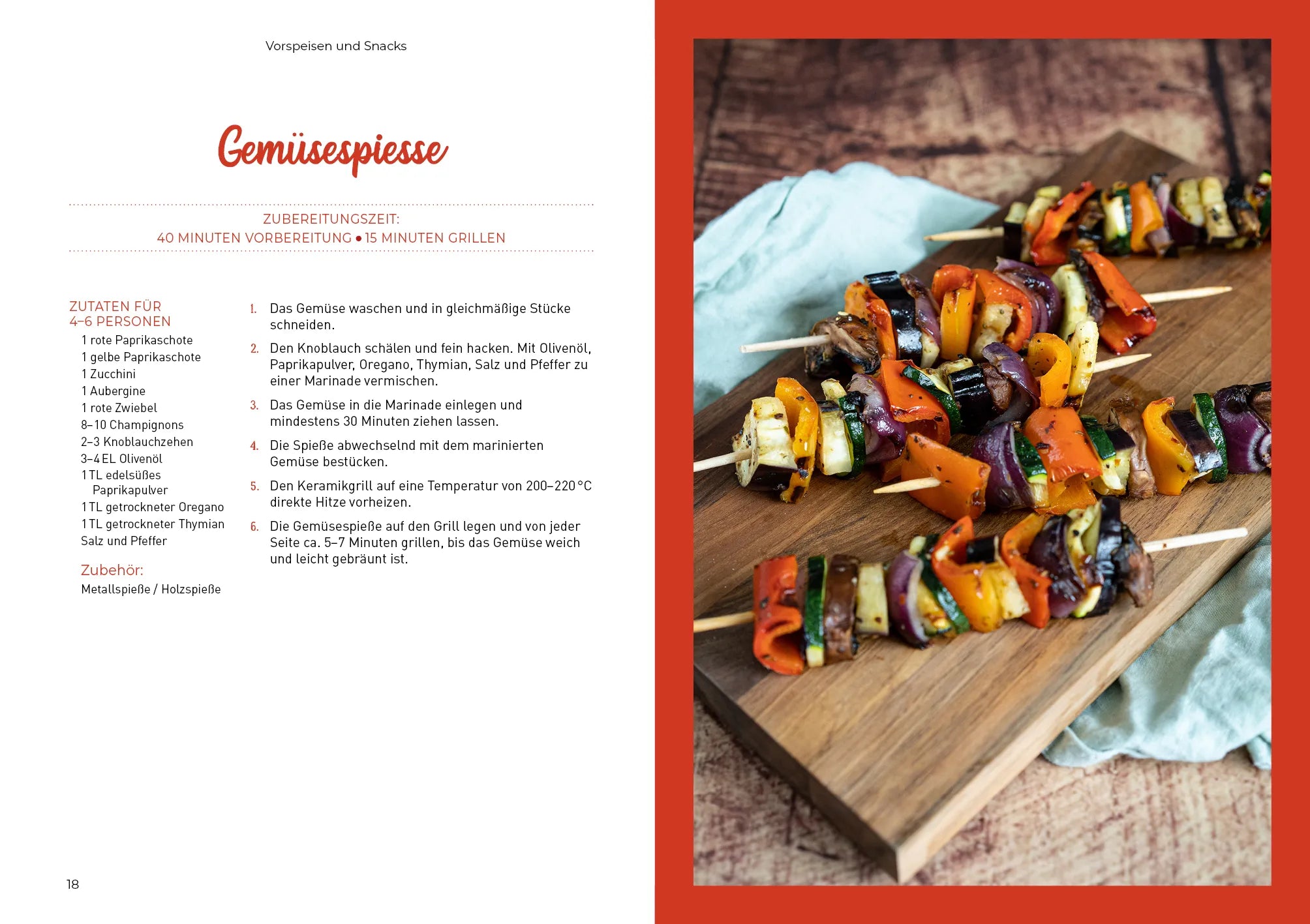 Innenansicht von 'Keramikgrill: Das Rezeptbuch' - Taschenbuch
