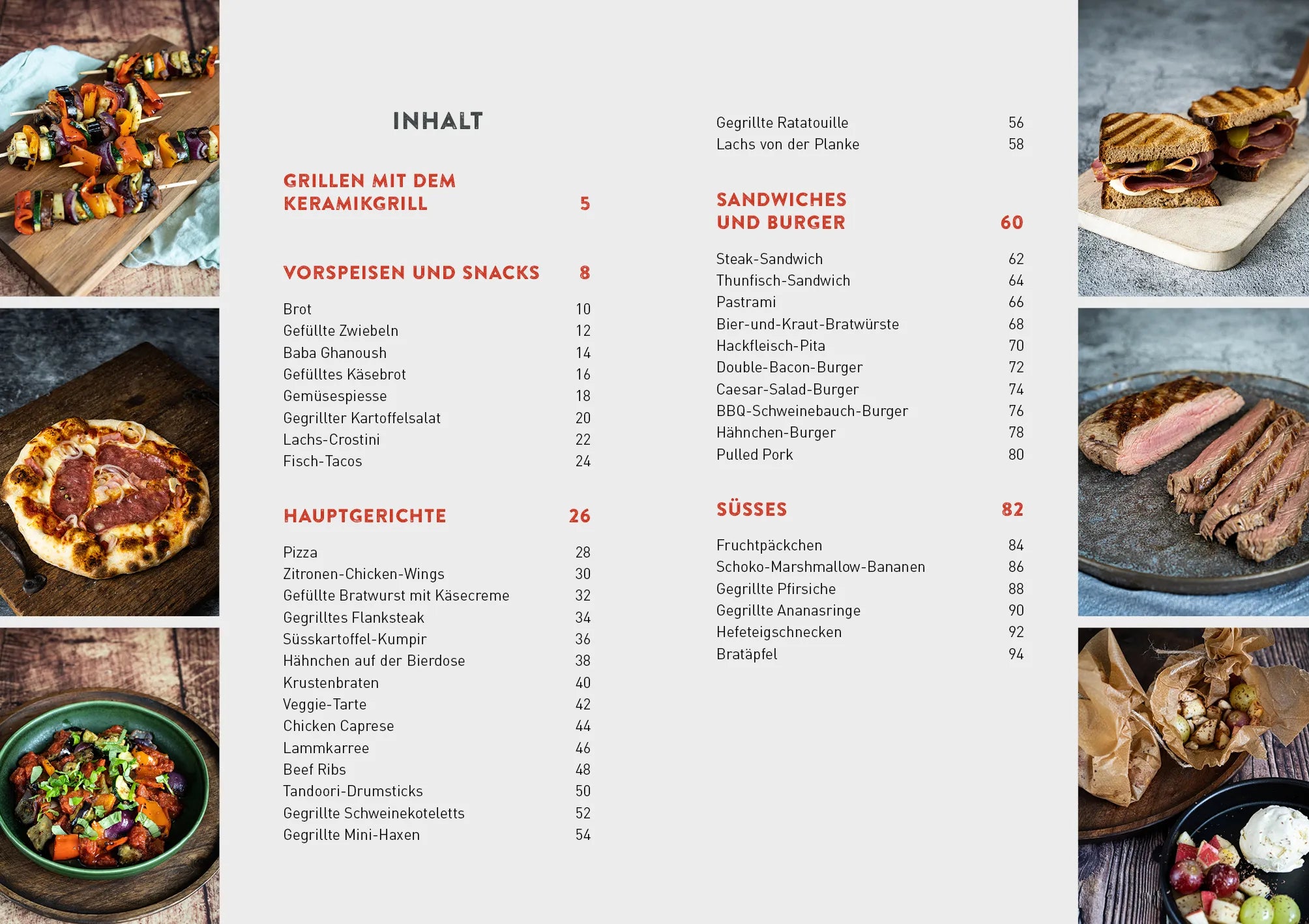 Innenansicht von 'Keramikgrill: Das Rezeptbuch' - Taschenbuch