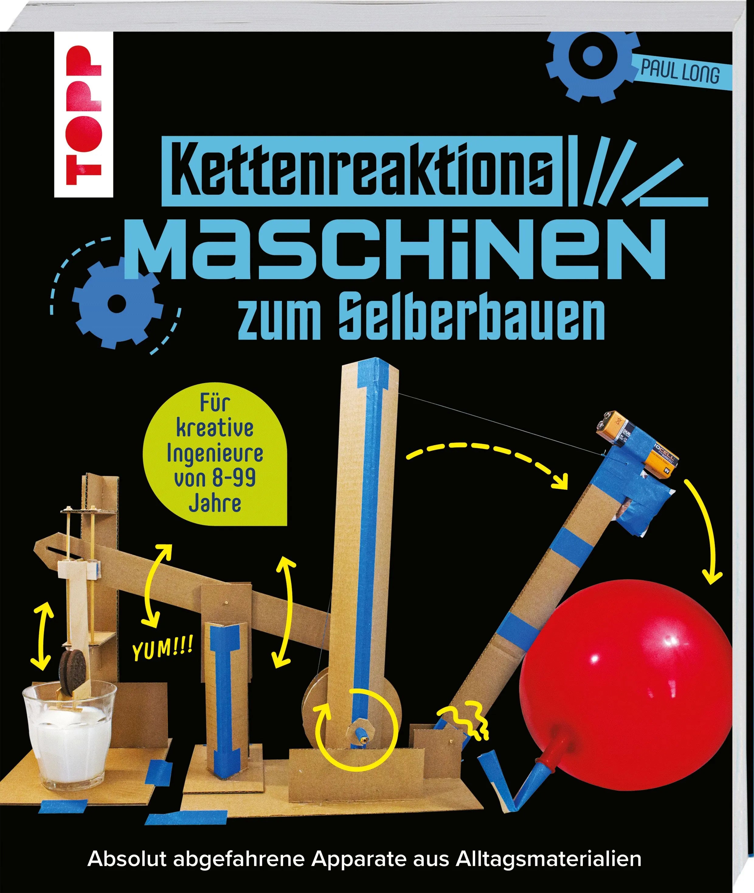 Cover: Kettenreaktions-Maschinen zum Selberbauen (Taschenbuch) von Paul Long
