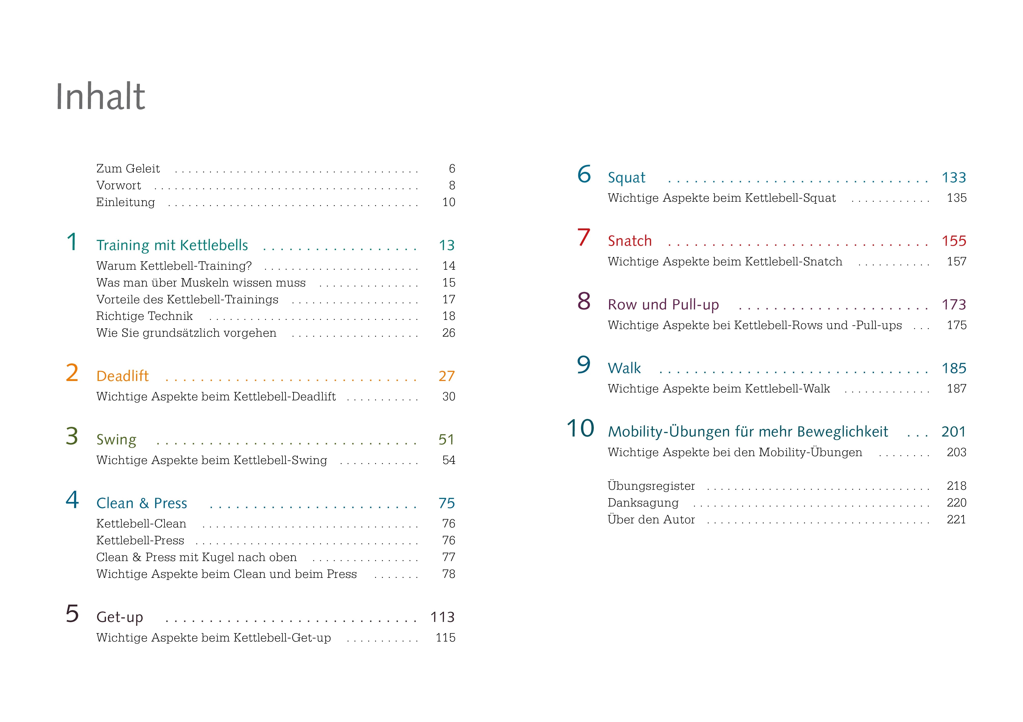 Innenansicht von 'Kettlebell-Training-Anatomie' - Taschenbuch