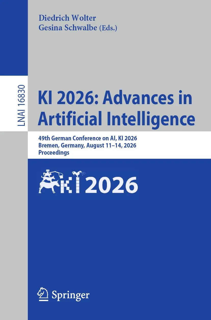 Cover: KI 2026: Advances in Artificial Intelligence (E-Book) von Diedrich Wolter